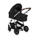 Lionelo Amber 2in1 multifunkciós babakocsi - Black Silver
