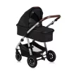 Lionelo Amber 3in1 multifunkciós babakocsi - Black Silver