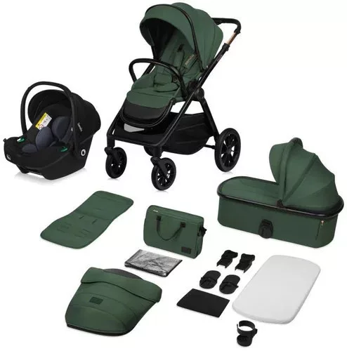 Lionelo Layla 3in1 Multifunkciós babakocsi - Green Forest