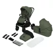 Lionelo Mika Plus 2in1 Multifunkciós babakocsi - Green Olive