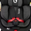 Lionelo Navy I-Size 360° forgatható ISOFIX gyermekülés 40-150cm - Black Red