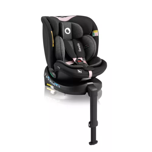 Lionelo Navy I-Size 360° forgatható ISOFIX gyermekülés 40-150cm - Black Pink