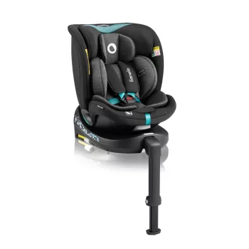   Lionelo Navy I-Size 360° forgatható ISOFIX gyermekülés 40-150cm - Black Turquoise