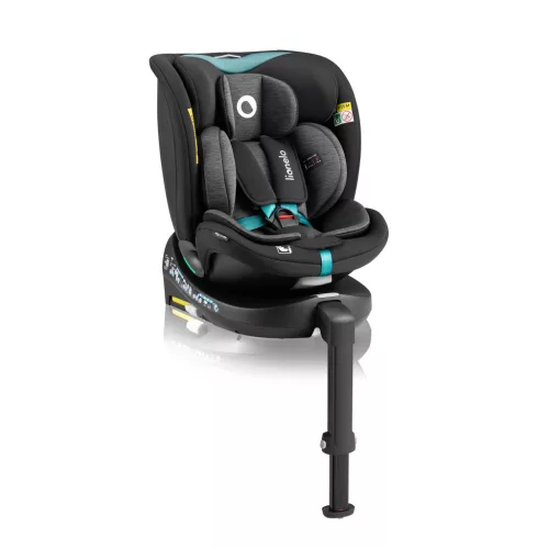 Lionelo Navy I-Size 360° forgatható ISOFIX gyermekülés 40-150cm - Black Turquoise