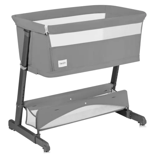 Lionelo Thomi Plus 5in1 gyerekágy, babaágy, babaöböl és kanapé - Grey Concrete