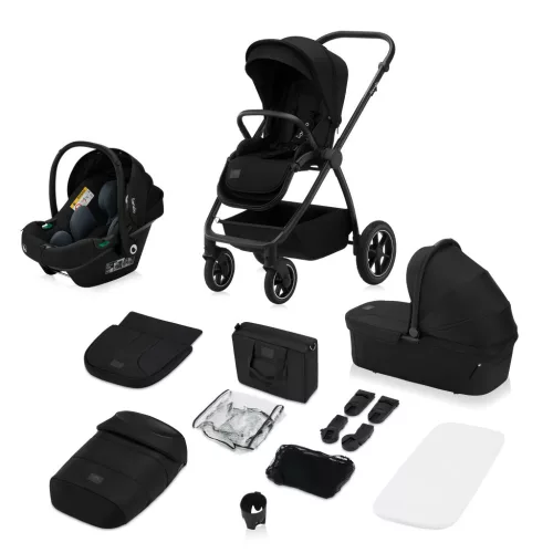 Lionelo Meril 3in1 multifunkciós babakocsi - Black Onyx