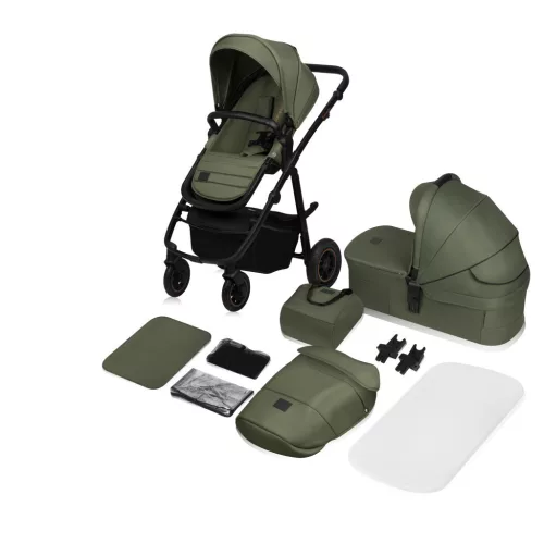 Lionelo Amber Plus 2in1 multifunkciós babakocsi - Green Forest