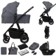 Lionelo Amber Plus 3in1 multifunkciós babakocsi - Grey Graphite