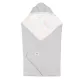 Lionelo Travel Swaddle autósülésbe való pólya, 90x90 cm - Grey Balloon