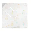 Lionelo Travel Swaddle autósülésbe való pólya, 90x90 cm - Grey Balloon
