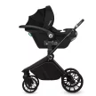 Lionelo Mika Plus 3in1 multifunkciós babakocsi - Black Onyx