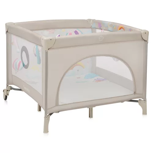 Lionelo Mille Plus utazójáróka - Grey Beige