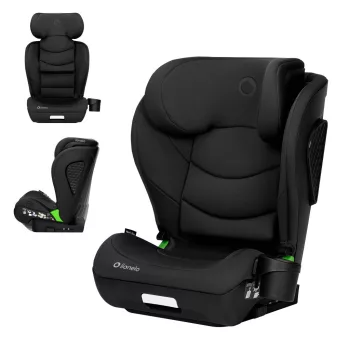 Lionelo Neal I-Size gyermekülés 100-150 cm - Black Carbon