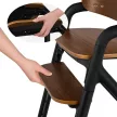 Lionelo Celia 3in1 fa etetőszék - Black Wood