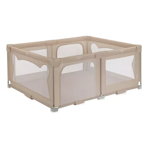 Lionelo Florence Easy Fold összecsukható járóka (150x180 cm) - Beige Sand
