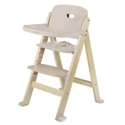 Lionelo Floris fa etetőszék - Beige Natural