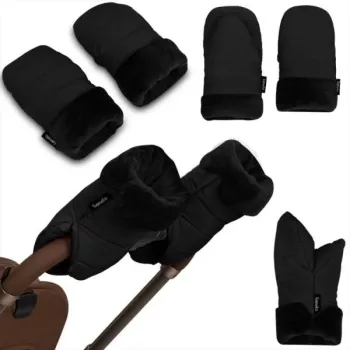   Lionelo Handmuff babakocsi kézmelegítő kesztyű Oli - Black