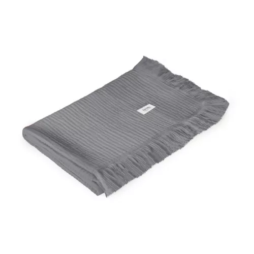 Lionelo Muszlin pamut takaró - Dove Grey