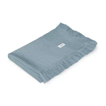 Lionelo Muszlin pamut takaró - Stone Blue