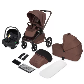   Lionelo Freya 3in1 multifunkciós babakocsi - Brown Chocolate