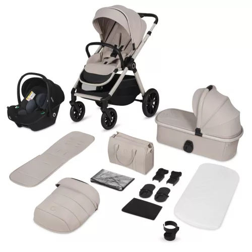 Lionelo Layla 3in1 Multifunkciós babakocsi - Beige Sand