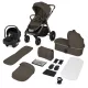 Lionelo Layla 3in1 Multifunkciós babakocsi - Beige Taupe