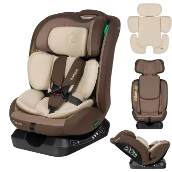   Lionelo Aart I-Size gyermekülés (40-150 cm) - Beige Chocolate