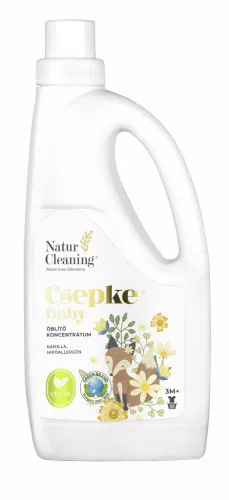 Csepke Baby hipoallergén öblítő kamilla illattal 3m+ - 1 liter