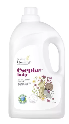 Csepke baby hipoallergén öblítő babapúder 3m+ - 4 liter