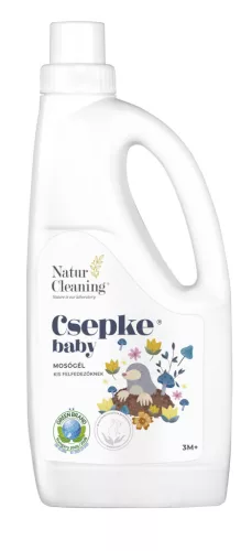 Csepke Baby mosógél Kis Felfedezőknek 1 liter (ÚJ TERMÉK!)
