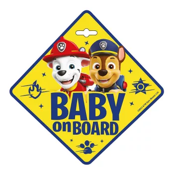 Seven Polska Baby on board tábla - Mancs Őrjárat fiú