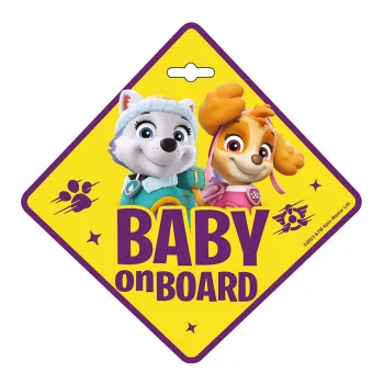 Seven Polska Baby on board tábla - Mancs Őrjárat lány