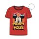 Disney Mickey gyerek rövid ujjú póló, piros, 110