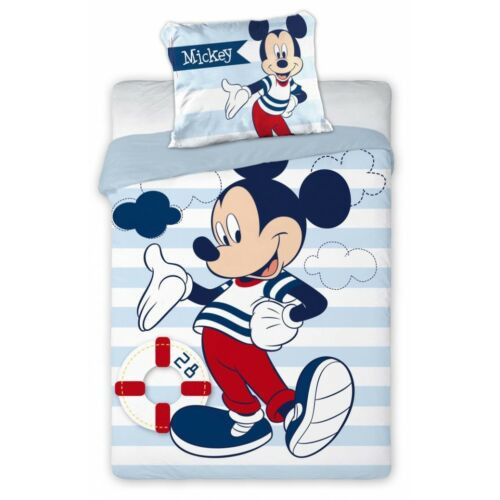 Disney Mickey egér gyerek ágyneműhuzat 100x135 cm, 40x 60 cm 