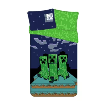 Minecraft Pamut Ágyneműhuzat 140x200 50x70 cm 