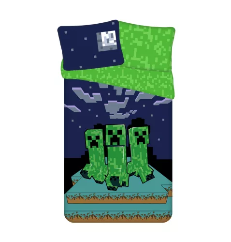 Minecraft Pamut Ágyneműhuzat 140x200 50x70 cm 