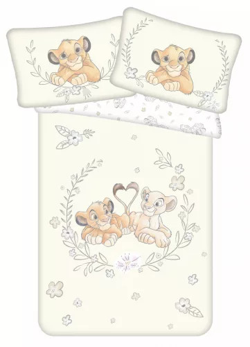 Disney Az Oroszlánkirály Love gyerek ágyneműhuzat 100×135cm, 40×60 cm