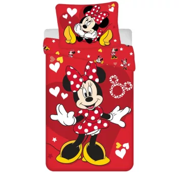   Disney Minnie Love & Stars ágyneműhuzat 140×200cm, 70×90 cm