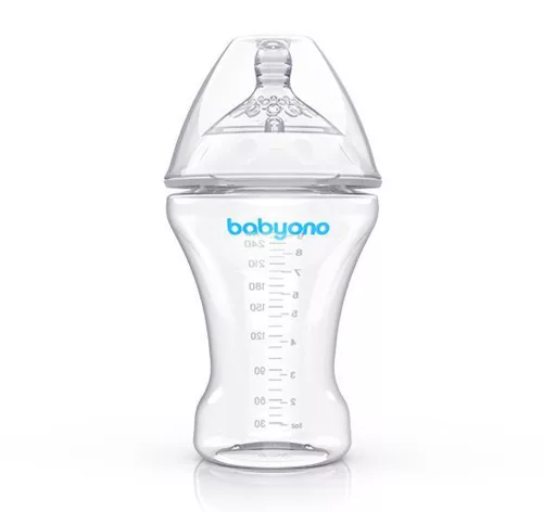 BabyOno cumisüveg Natural Nursing mûanyag anti-colic 260 ml 1451