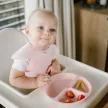 BabyOno elõke szilikon állítható rózsaszín 1639/02