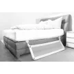Fillikid leesésgátló boxspring-ágyra is 135x50cm 290-50-44 világosszürke
