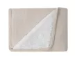 Kikkaboo takaró prémium pamut/sherpa kétoldalas 75x100cm Dream Big melange bézs