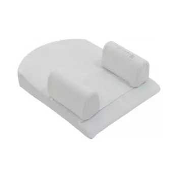   Kikkaboo babapoziciónáló reflux ellen memóriahabos hipoallergén bársony 51x36x15cm  szürke