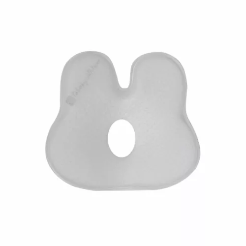 Kikkaboo párna - laposfejûség elleni memóriahabos ergonomikus Airknit  nyuszi szürke