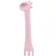 Kikkaboo etetõkanál szilikon Zsiráfos pink