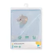 BabyOno fürdõlepedõ kapucnis bambusz 100x100cm kék farkas 346/05