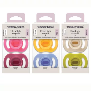 Tommee Tippee játszócumi Ultra Light 2 db 6-18 hó