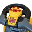 Baby Mix bébitaxi tolókarral 3az1-ben Mega Car kék