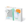 BabyOno kifogó bambusz 120x120cm 2db világosszürke/tollak 537/01
