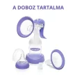 Lansinoh 2 fázisú kézi mellszívó Soothies regeneráló mellpárnával szettben